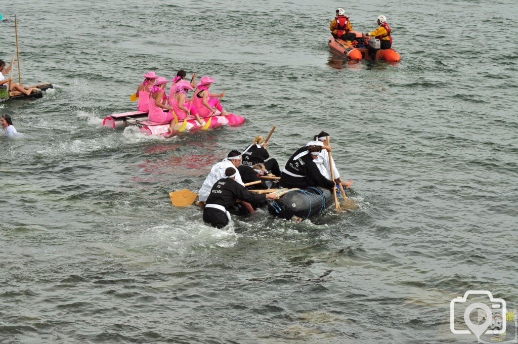 newlyn  raft  race.