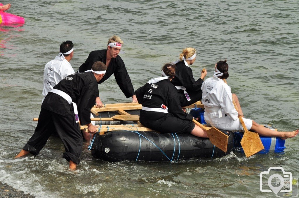 newlyn  raft  race.