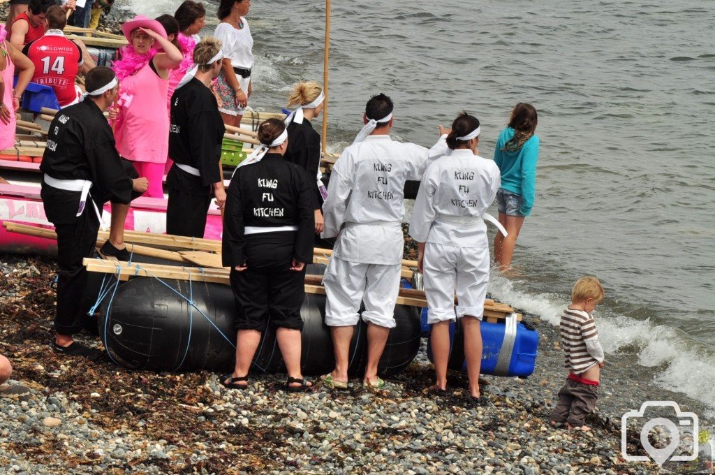 newlyn  raft  race.