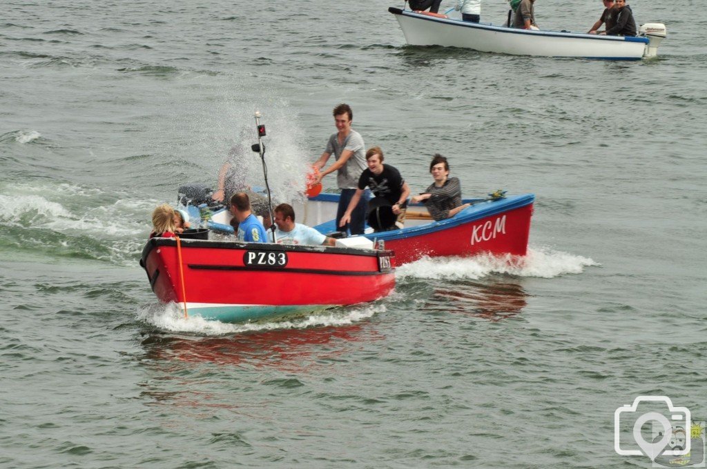 newlyn  raft  race.