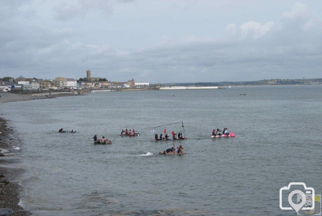 Newlyn raft race