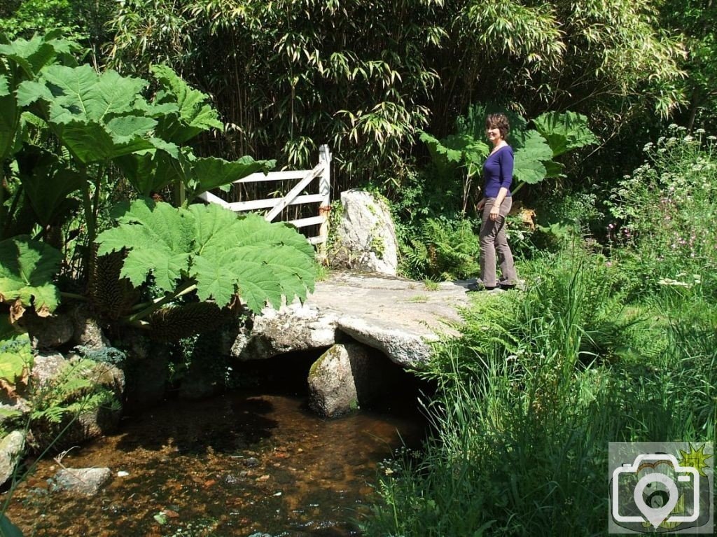 Old bridge over the river, Penberth