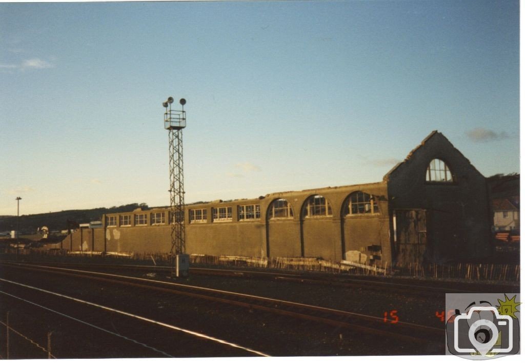 Old train building