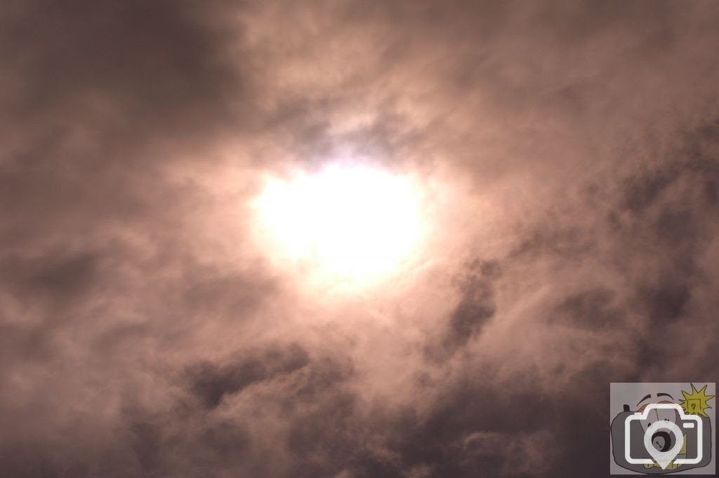 Partial Eclipse over Newlyn 01/08/2008