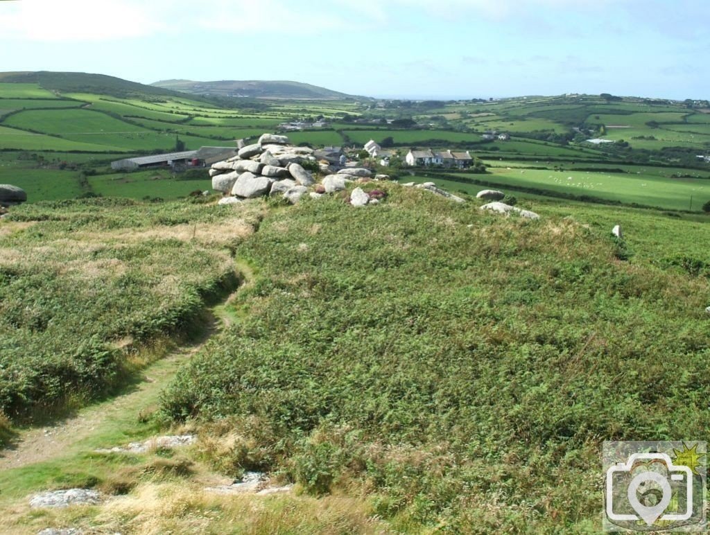 Path to Second Boss of Granite to West of Trencrom Hill