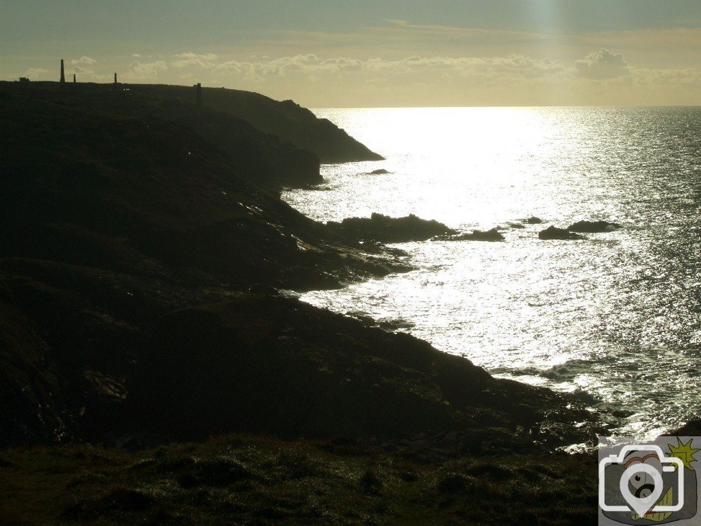 Pendeen Watch looking westward - 24Oct10