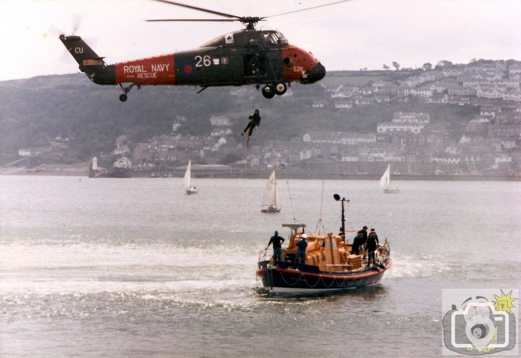 Penlee lifeboat exercise/demonstration