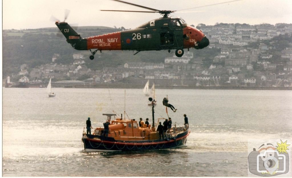 Penlee lifeboat exercise/demonstration