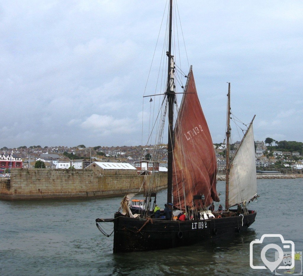 Penzance Harbour visiting boats