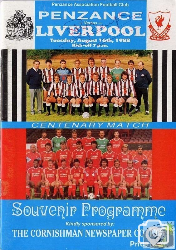 Penzance v. Liverpool - a centenary celebration! 1988