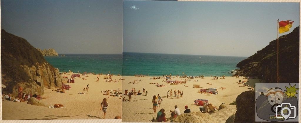 Porthcurno Beach 1990