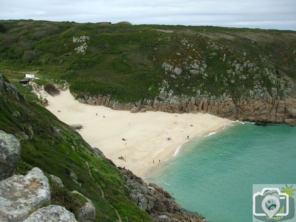 Porthcurno beach