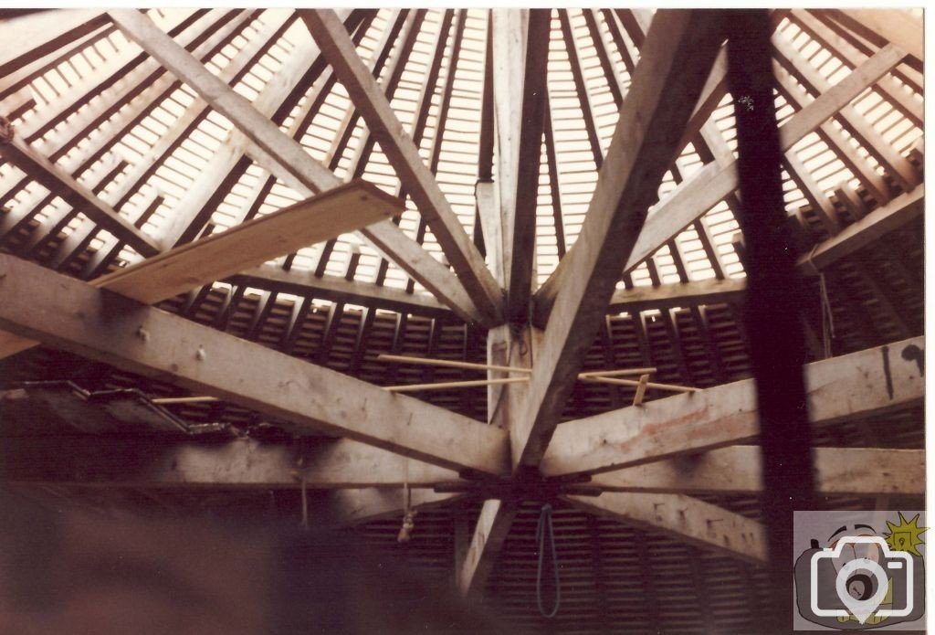 Renovation of the roundhouse Sennen Cove - January 1981