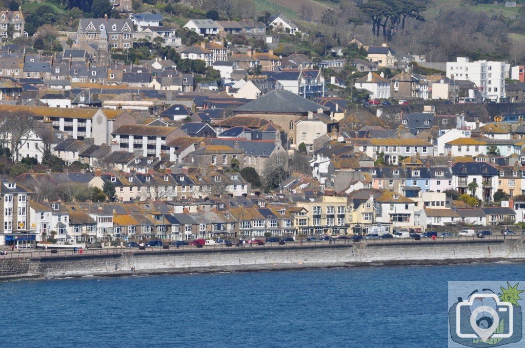 Scenes of Penzance taken from above Newlyn