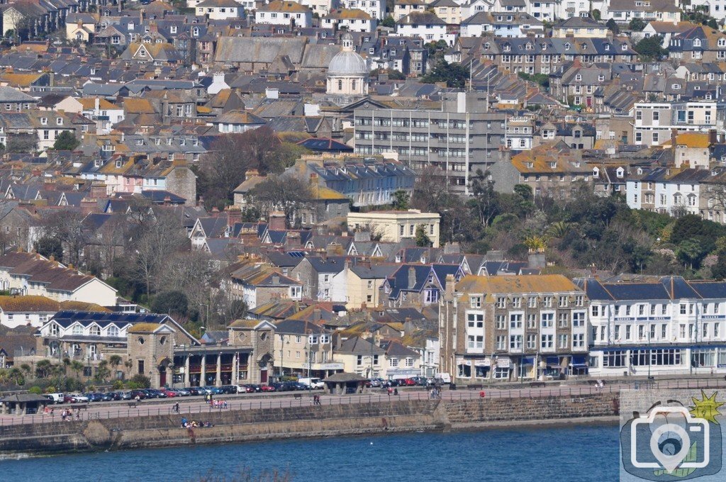 Scenes of Penzance taken from above Newlyn