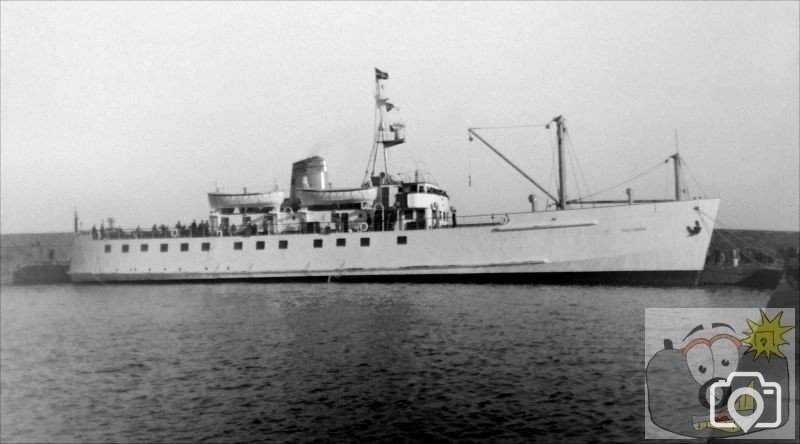 Scillonian (II) just arrived 1956