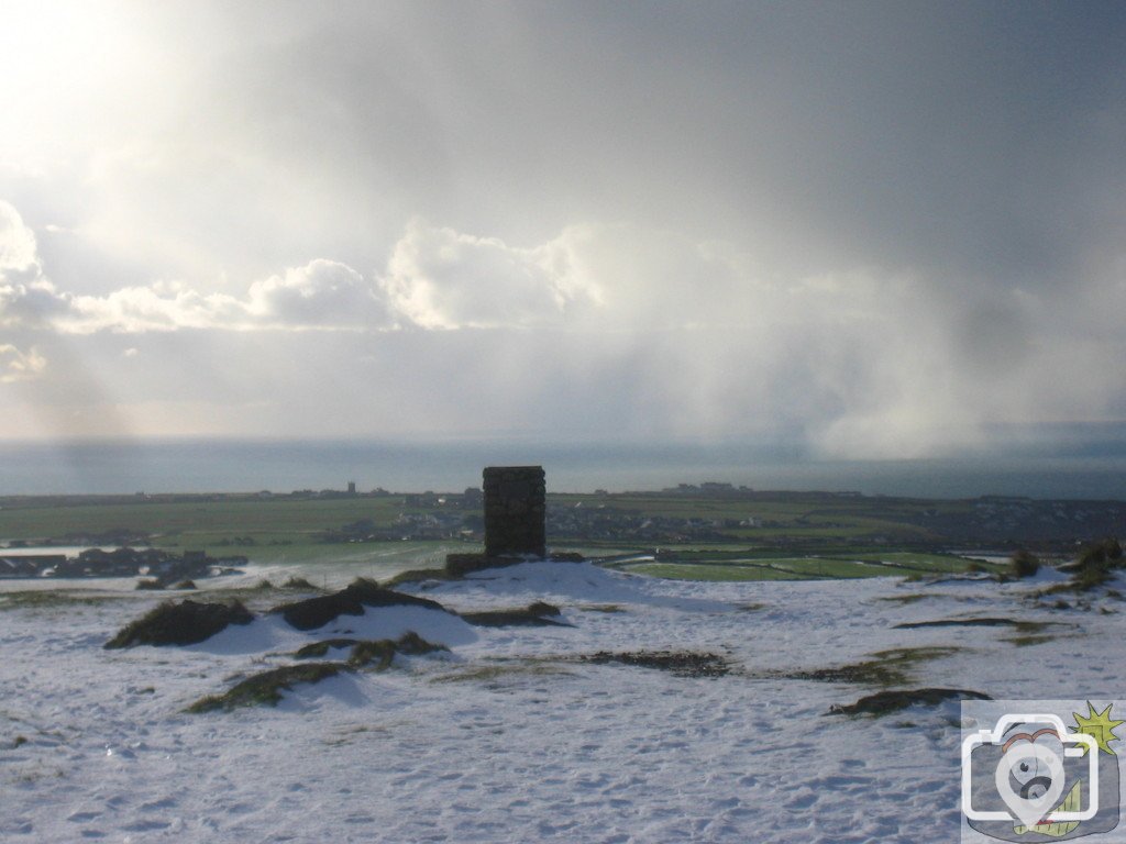 Snowy Chapel Carn Brea