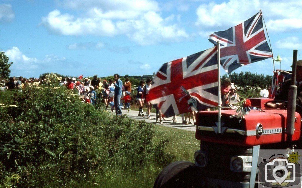 St Martin's Jubilee procession, 1977, Scilly