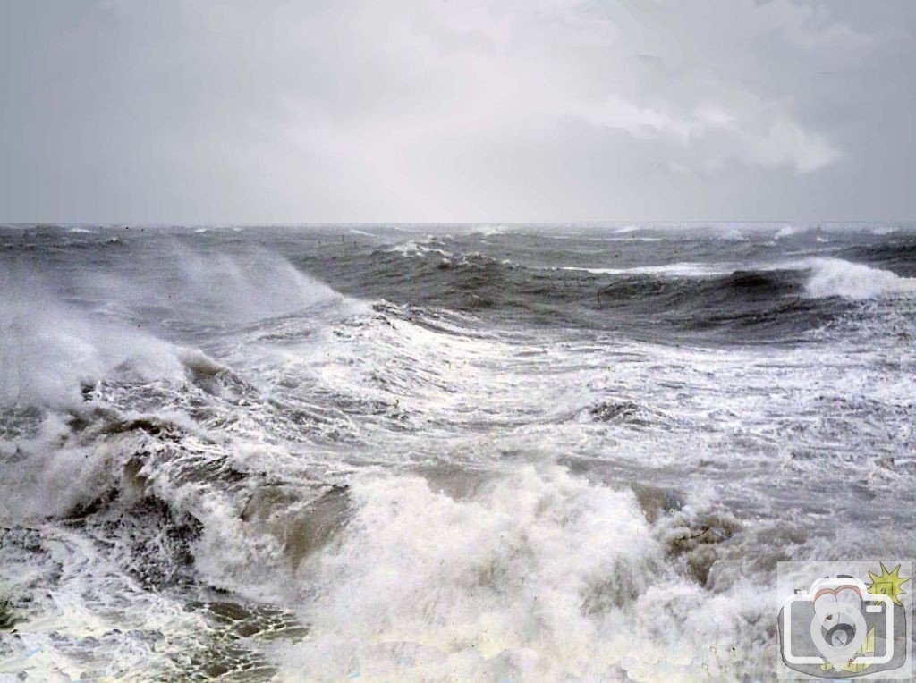 Storm at Battery, 15th March, 1977