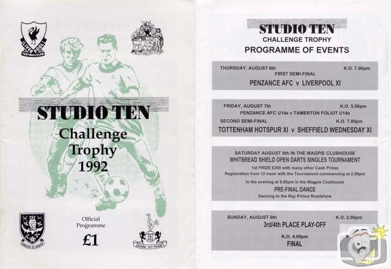 Studio Ten Challenge Trophy, 1992