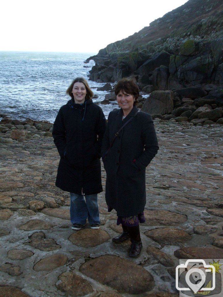 Sunday outing, 17th Jan, 2010: Penberth and 2 mere maids!