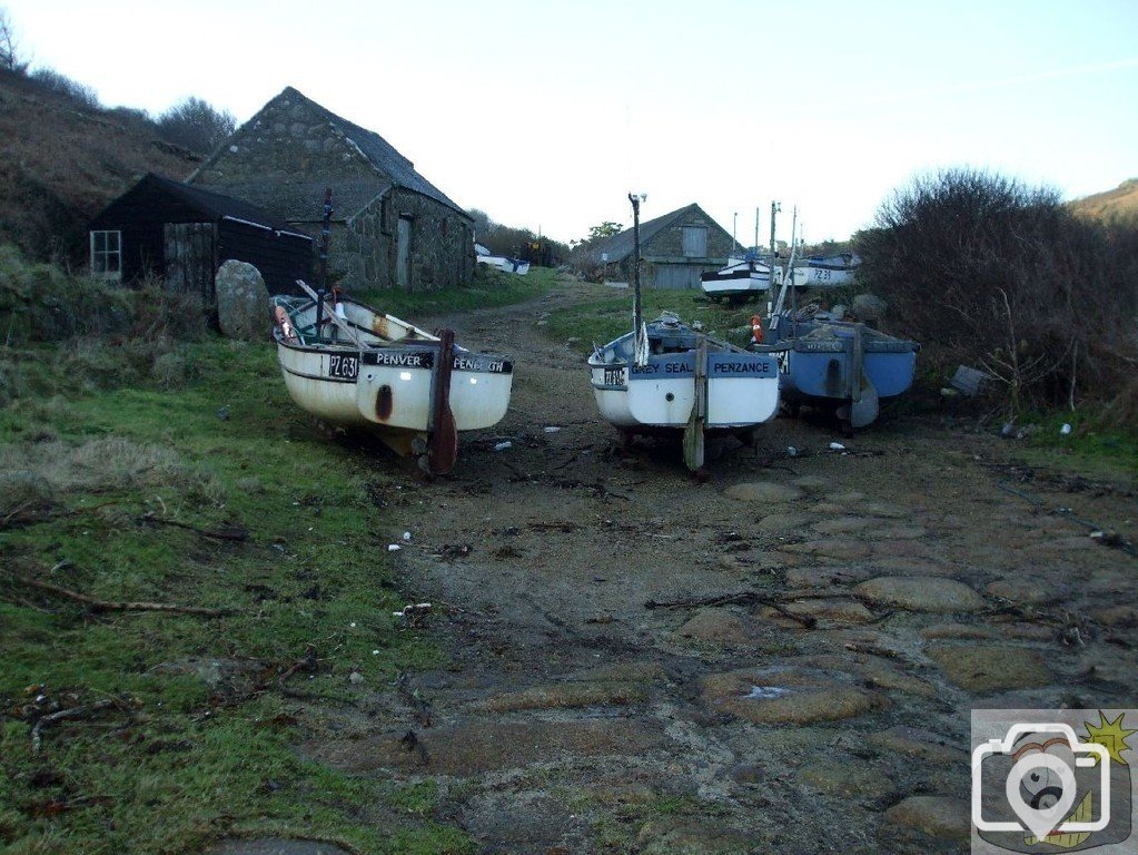 Sunday Outing, 17th Jan, 2010: Penberth Cove: fishing boats