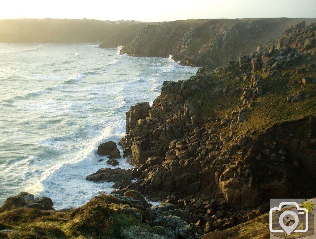 Sunday outing, 17th Jan, 2010: View fromTreryn Dinas (Logan Rock)