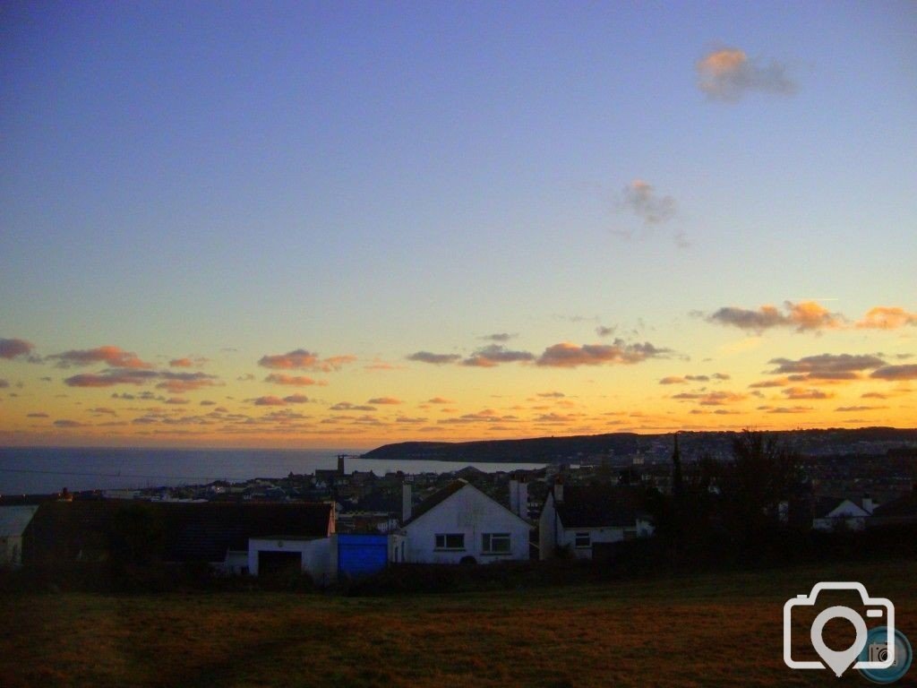 Sunset over Penzance