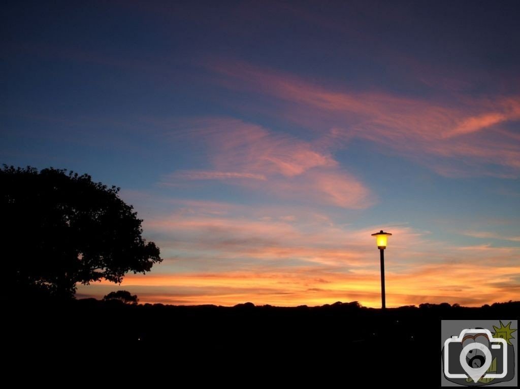 Sunset over the Rec - 21st July, 2008