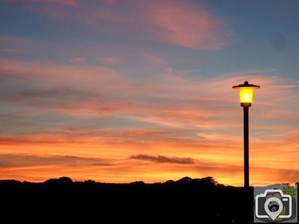 Sunset over the Rec - 21st July, 2008