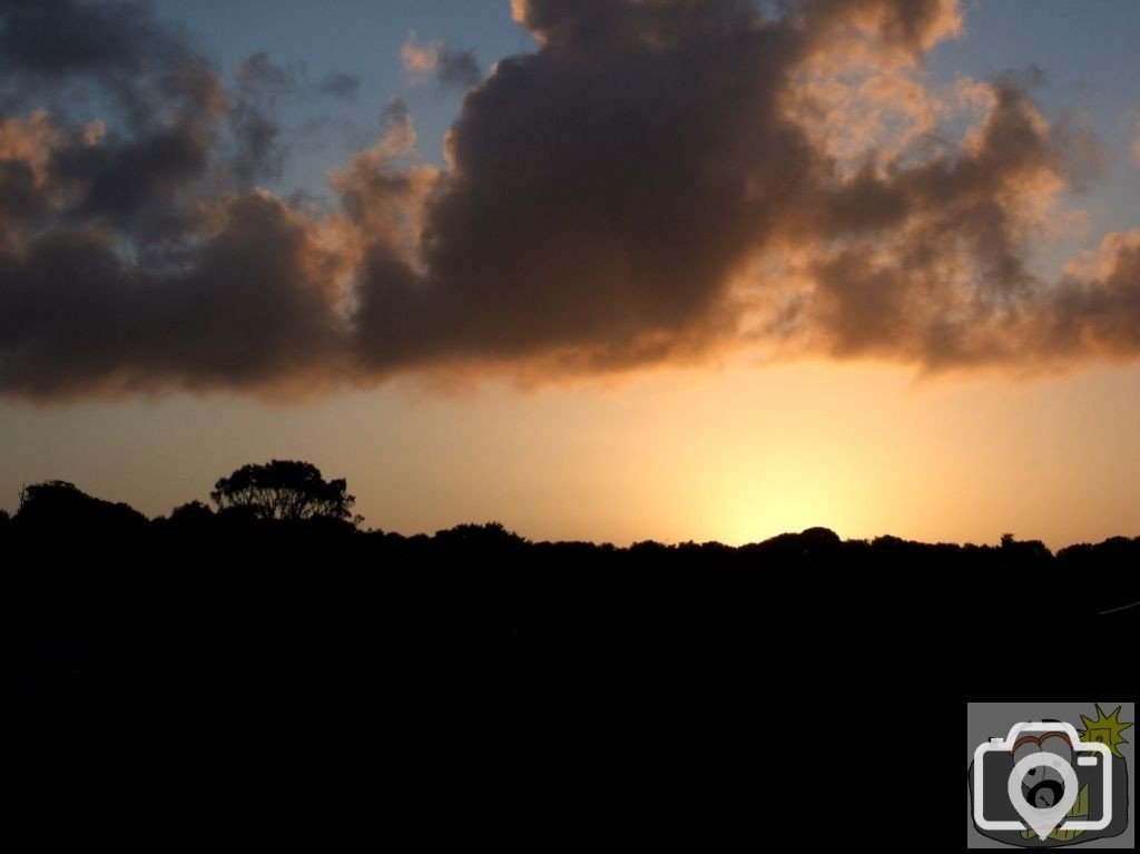 Sunset over the Rec - 31st July, 2008