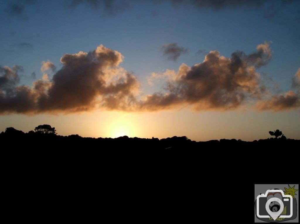 Sunset over the Rec - 31st July, 2008