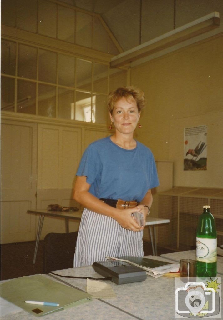 Teacher in Old St. Paul's School in Summer