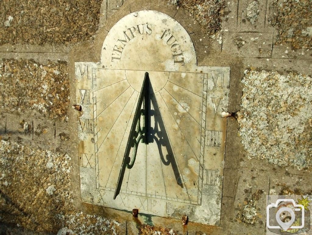 Tempus Fugit - Sundial, Sennen Church