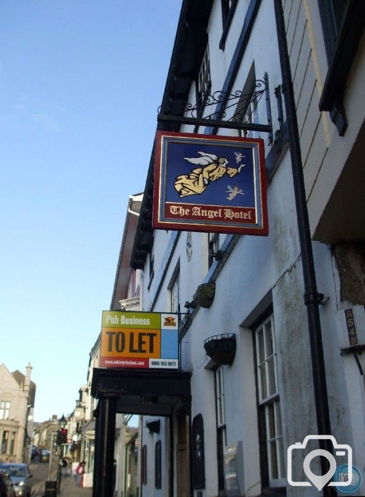 The Angel Hotel, Helston - Inn sign