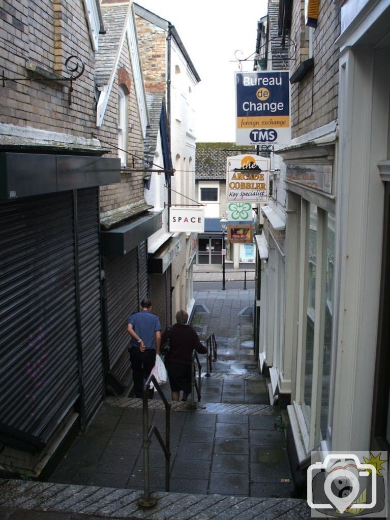 The Arcade, off Market Jew Street