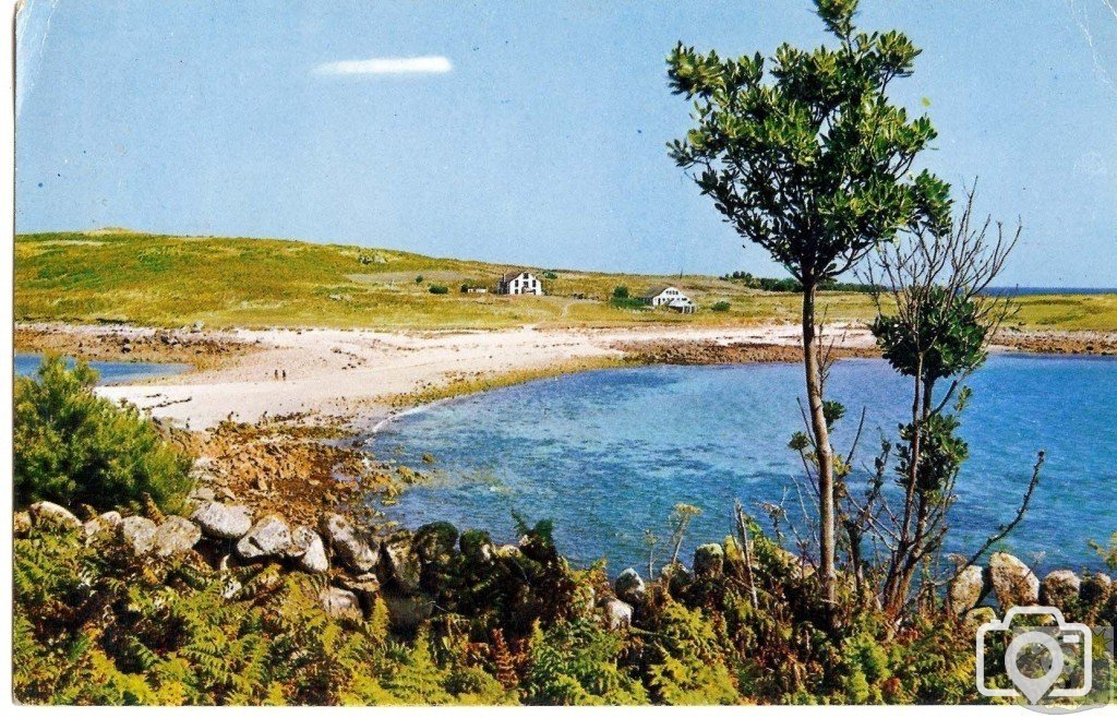 The Bar to Gugh from st Agnes, Scilly