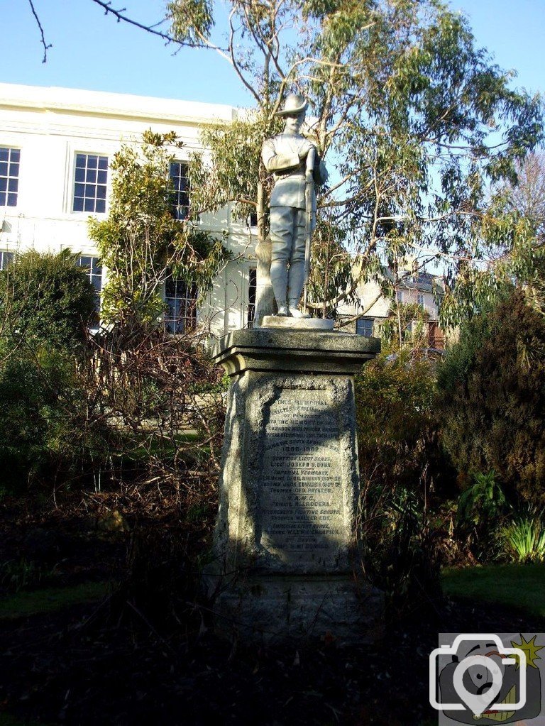 The Boer War monument, Morrab Gdns - 22/01/10