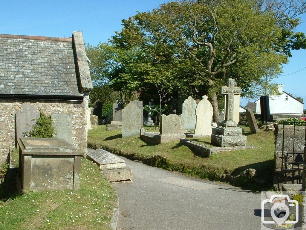 The Churdhyard, Paul Church ,on a lovely day in May