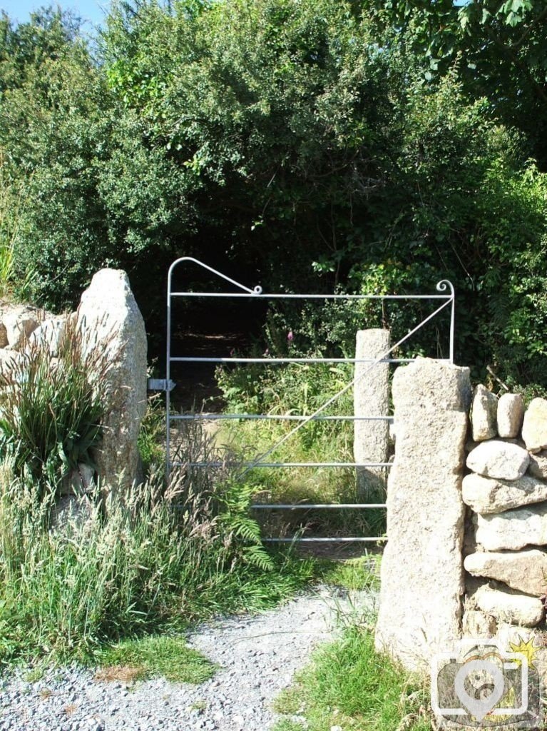 The Entrance and Exit to the Uphill Path to the Top of Trencrom Hill