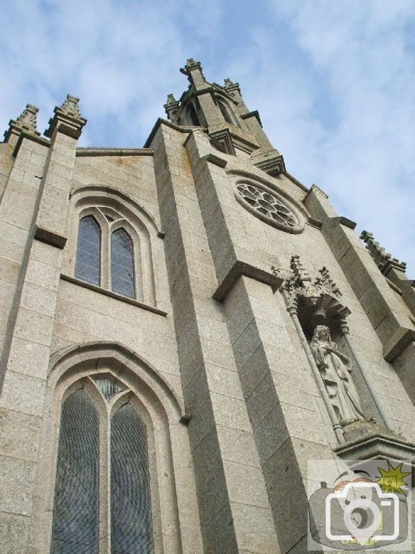 The Facade of the R.C. Church, Rosevean Road, Sept., 2007