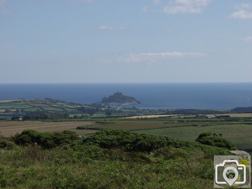 The mount, from a distance