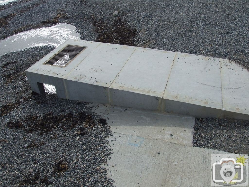 The new outfall for Lariggan Brook