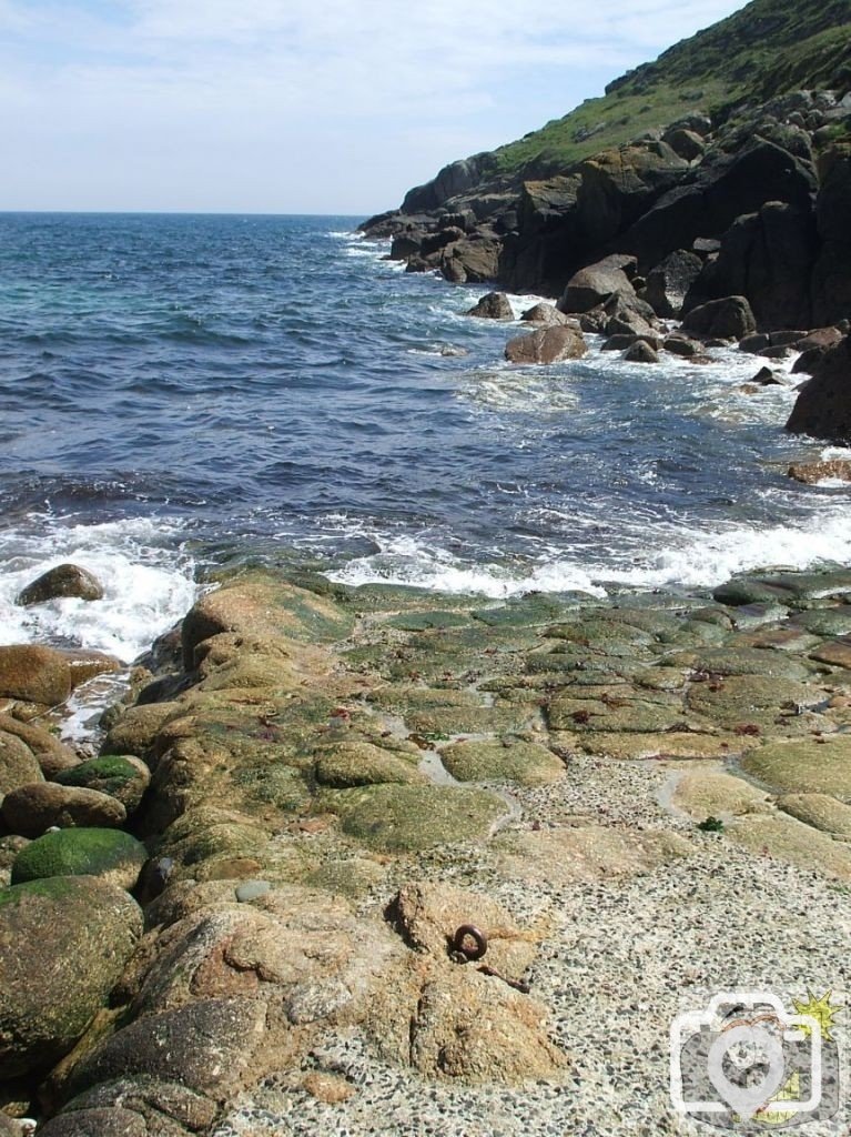 The Slip at Penberth Cove, 29th May, 2008