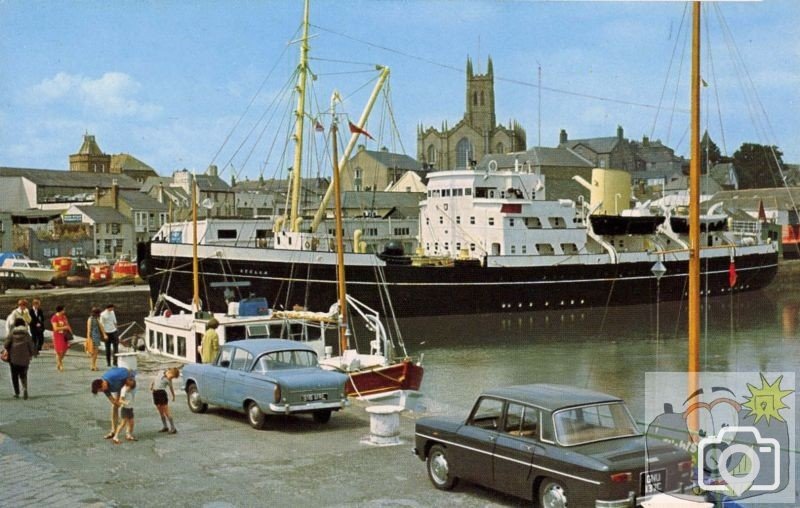 The Stella - Trinity House Vessel - and the Dock