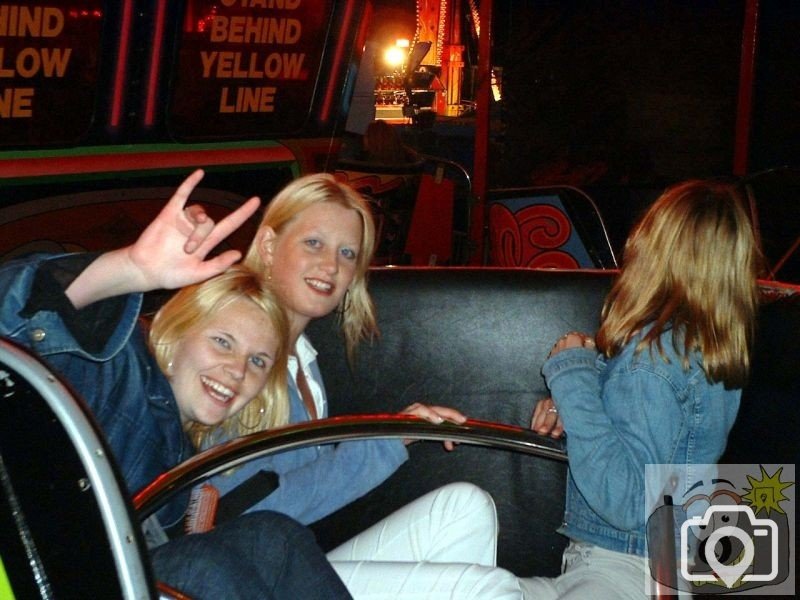The Waltzers by night - May 2003