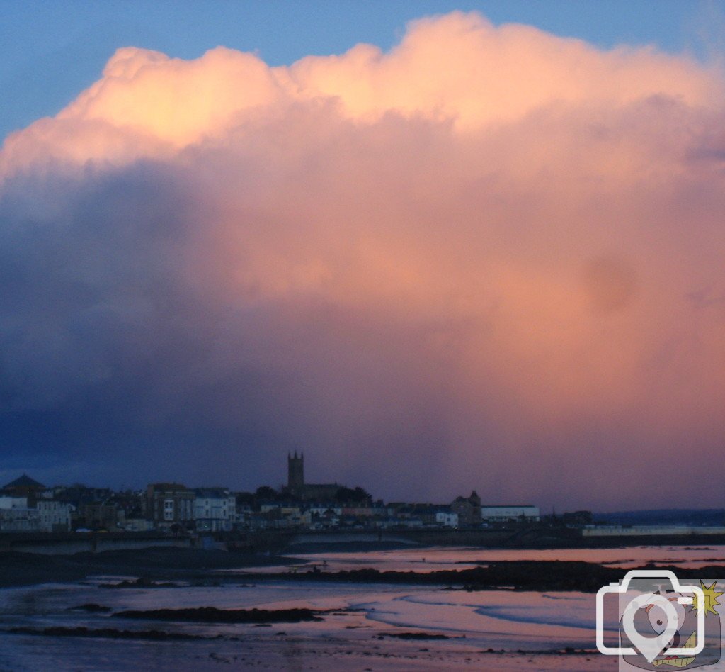 Towering clouds