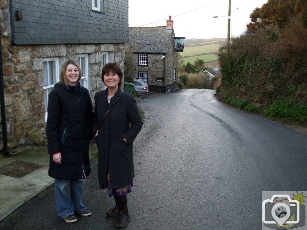 Treen Village and two mere maids - Sun., 17th Jan, 2010