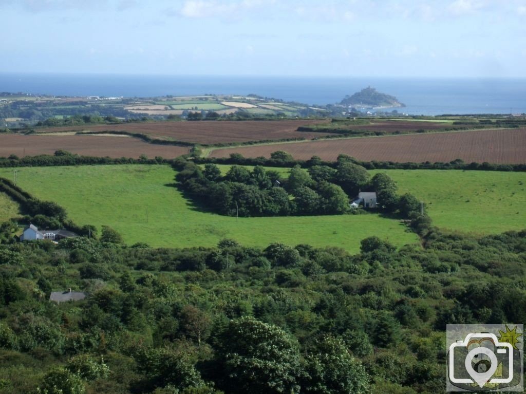 View across to St Michael's Mount