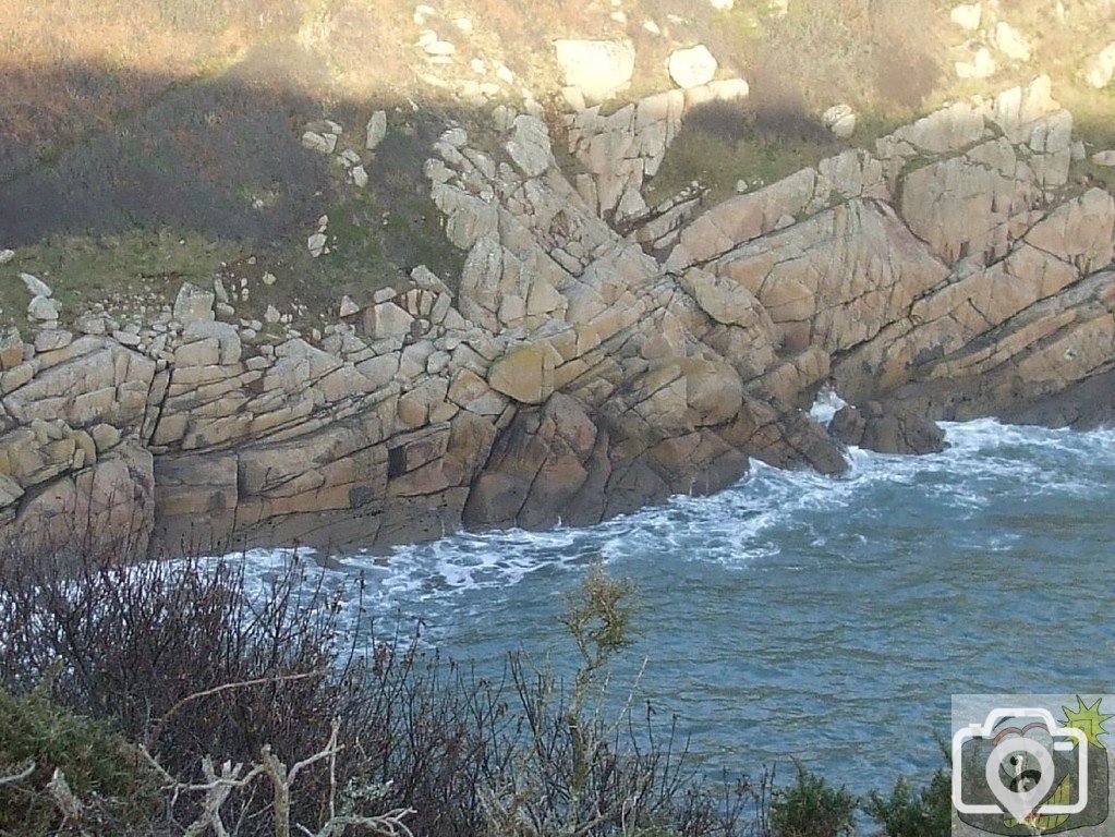 View from Cribba Hd, Penberth - Strange rocks